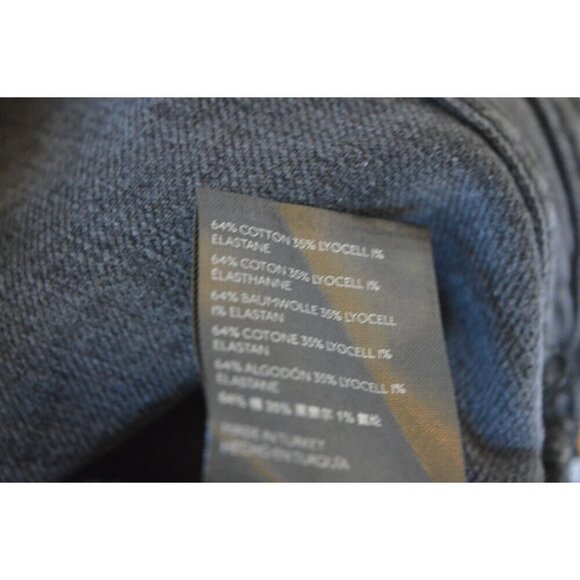 We The Free by Free People Distressed Straight Black Jeans Women's 27 NEW - Picture 5 of 8